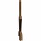 Ekena Millwork Davenport Rough Sawn Timber Gable Bracket, Western Red Cedar, 72"W x 39"H x 2"D x 4"F, 13/12 Pitch GBW072X39X0204DAV00RWR - alternate 4